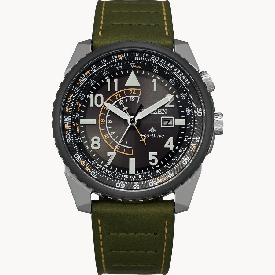 Đồng Hồ Citizen Promaster Nighthawk Nam Đen Xám